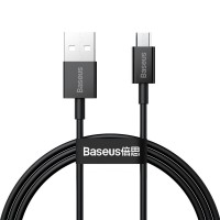  USB kabelis Baseus Superior USB-A to MicroUSB 2A 1.0m black CAMYS-01 